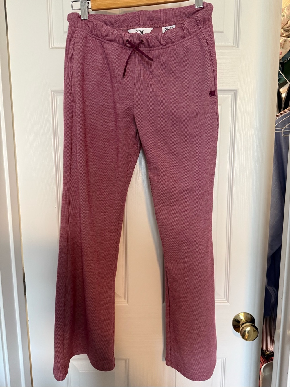 Athleta Girl Low Rise Cozy Rib Flare Jogger size L/12